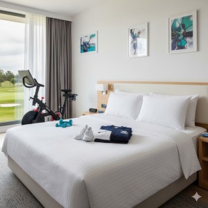 Ekonomik otel çarşafı 220x240cm çift kişilik pamuk polyester